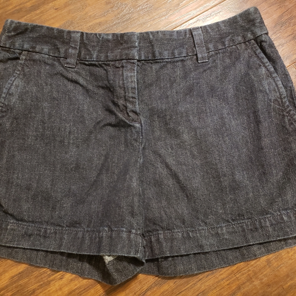LOFT Dark Wash Short Shorts, Like New